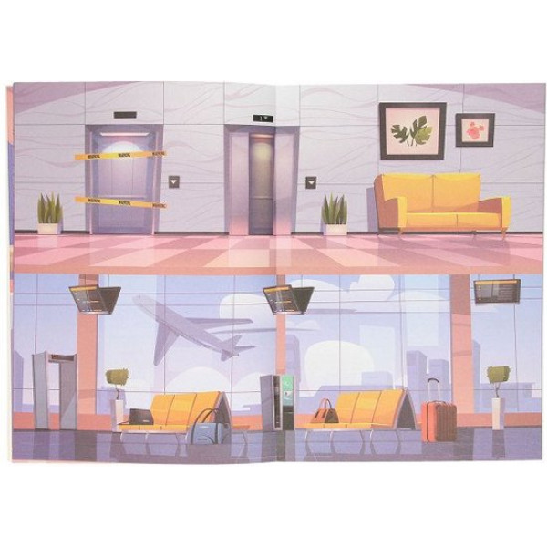 Knjiga sa stikerima DRESS ME UP, 10 listova A4 