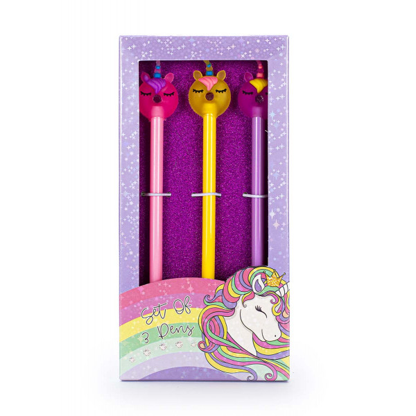 Set hemijskih olovaka za decu, 3 kom JEDNOROG 