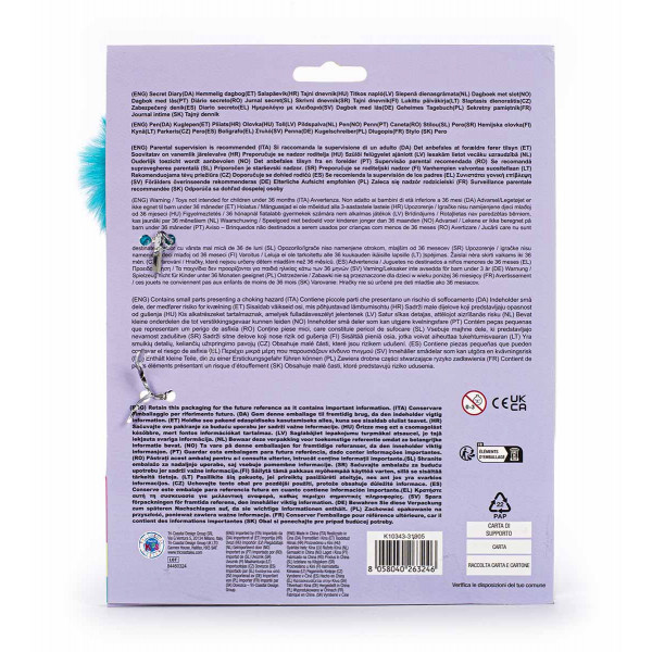 Dnevnik A5 sa olovkom i ključićem  UNICORN 