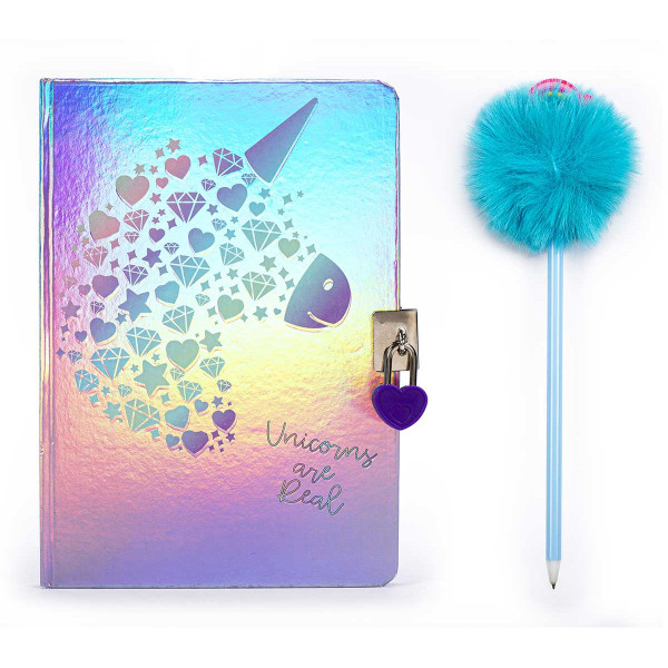 Dnevnik A5 sa olovkom i ključićem  UNICORN 