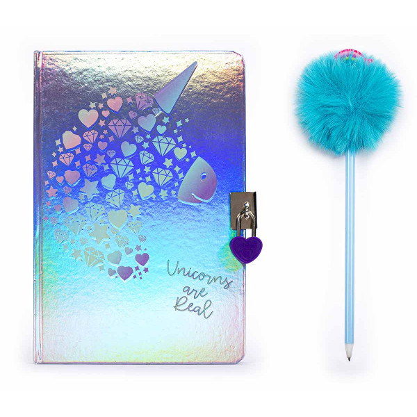 Dnevnik A5 sa olovkom i ključićem  UNICORN 