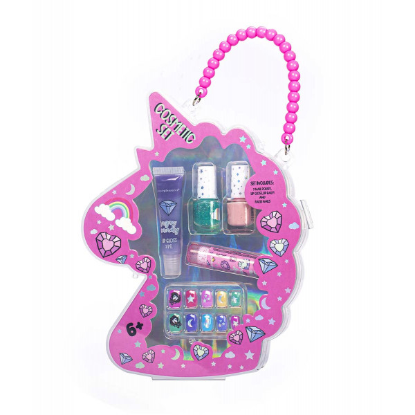Dečiji kozmetički set, 2 laka za nokte, 2 balsama za usne, stikeri COSMETICS SET 