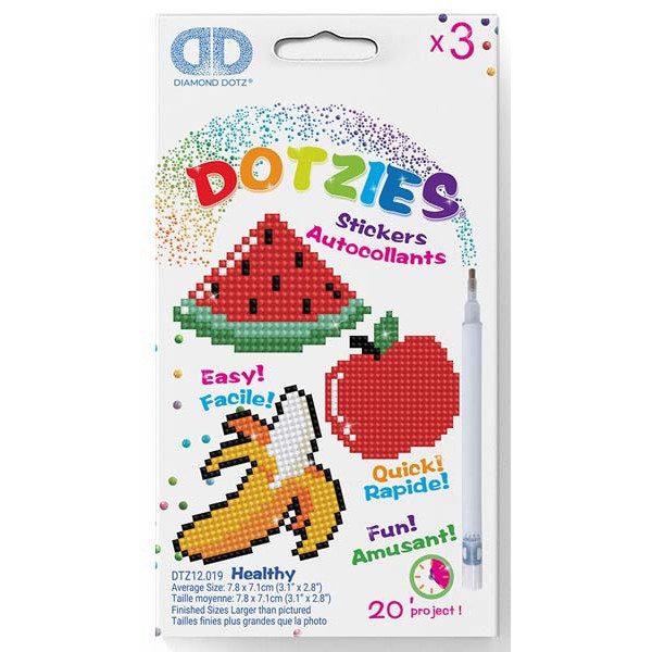 STIKERI slikanje cirkonima VOĆE 