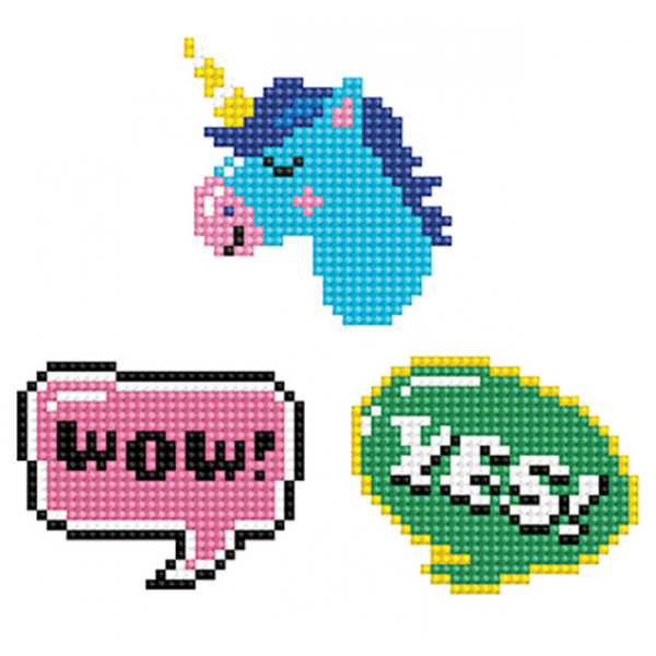 STIKERI slikanje cirkonima  JEDNOROG 