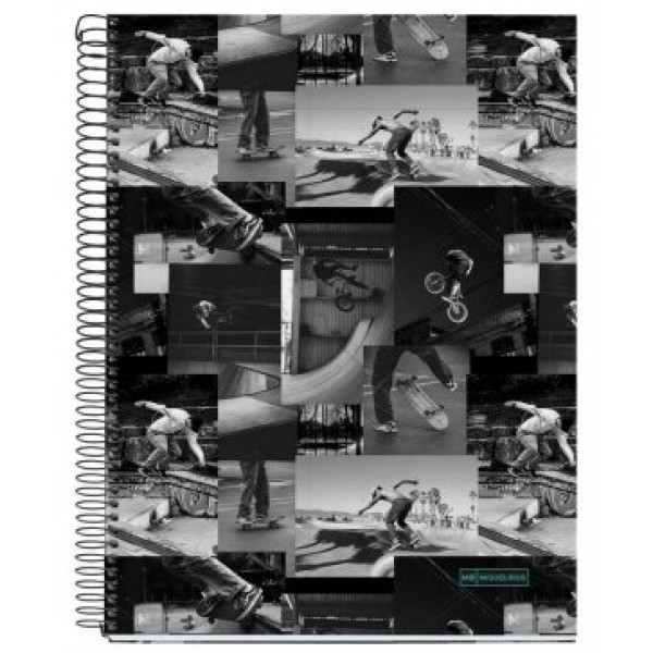 Sveska sa spiralom A4 linije SKATE PARK 