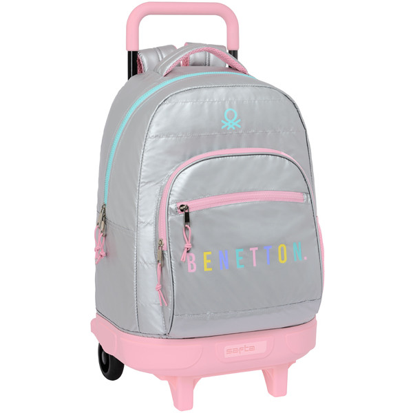 BENETTON  ranac sa točkićima SILVER 