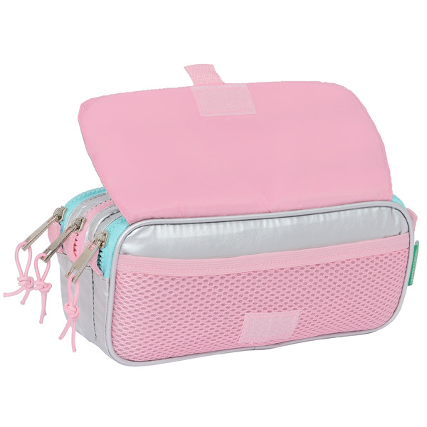 BENETTON pernica prazna sa tri pregrade  SILVER 