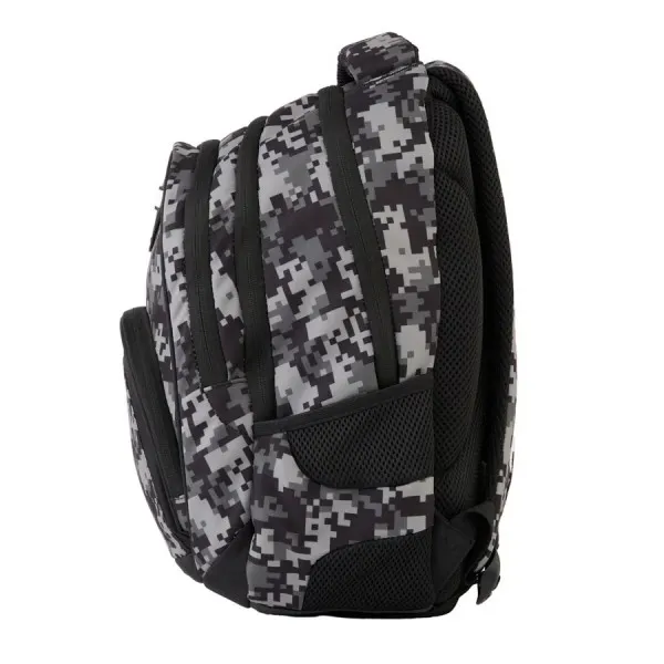 Školski ranac sa tri pregrade BEUNIQ Military grey 