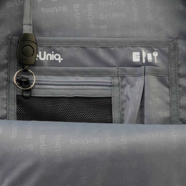 Školski ranac sa tri pregrade BEUNIQ Military grey 