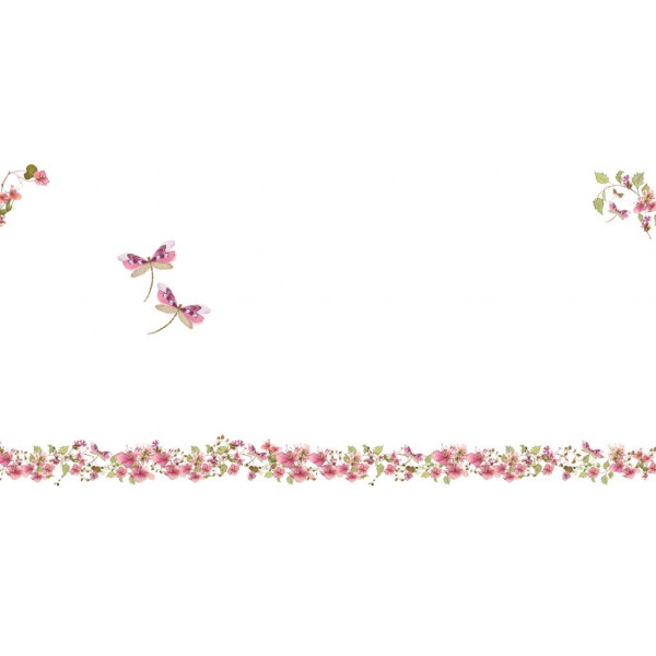 Čestitka DRAGONFLY & FLOWERS 