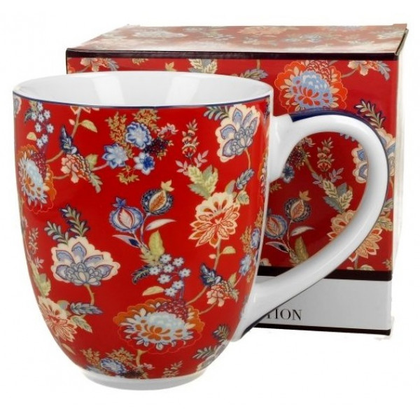 Velika šolja XXL SAHAT - CRVENA 