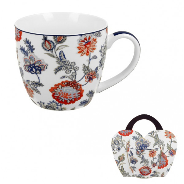 Šolja 460ml u kartonskoj poklon korpici SAHAT WHITE 