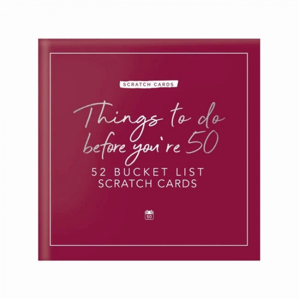 Greb-greb poster THINGS TO DO BEFORE YOUR 50 