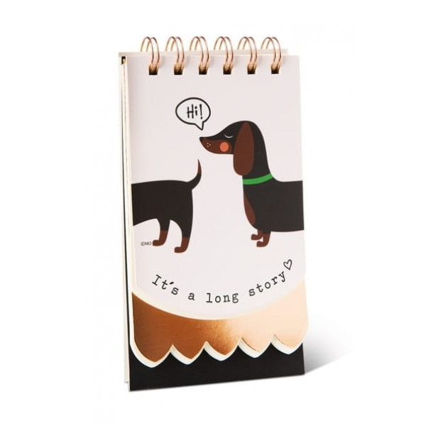 Notes sa spiralom DACHSHUND I belong to you 