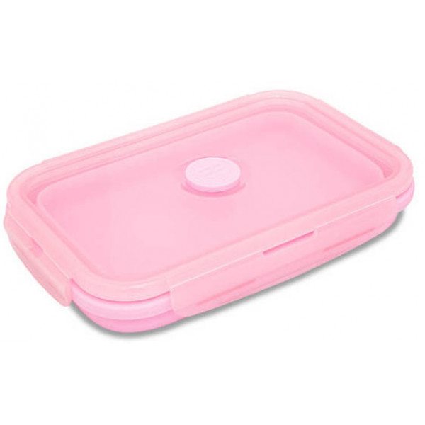 Silikonska kutija za užinu ROZE 800ml 