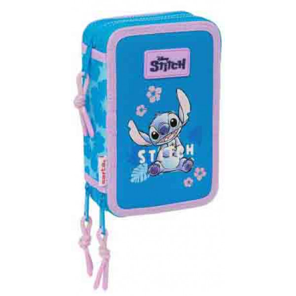 Pernica trodelna puna STITCH plava 