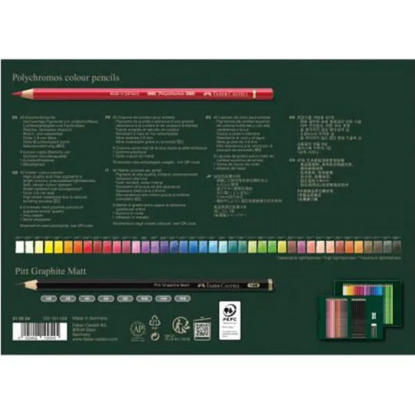 FABER CASTELL umetničke drvene bojice 40kom 