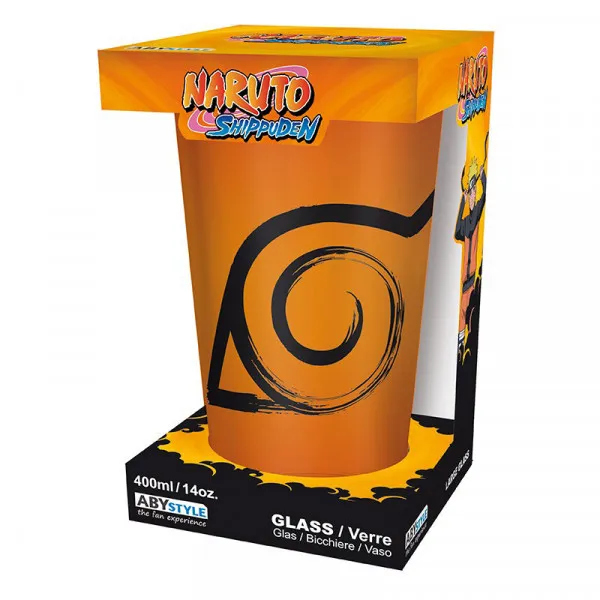 Velika čaša 400ml NARUTO SHIPPUDEN Konoha & Seal 