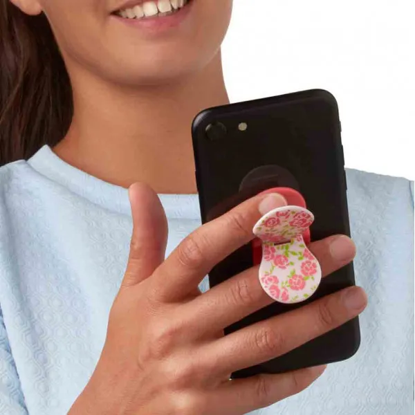 ZipGrips držač za telefon i postolje ROZE CVEĆE 