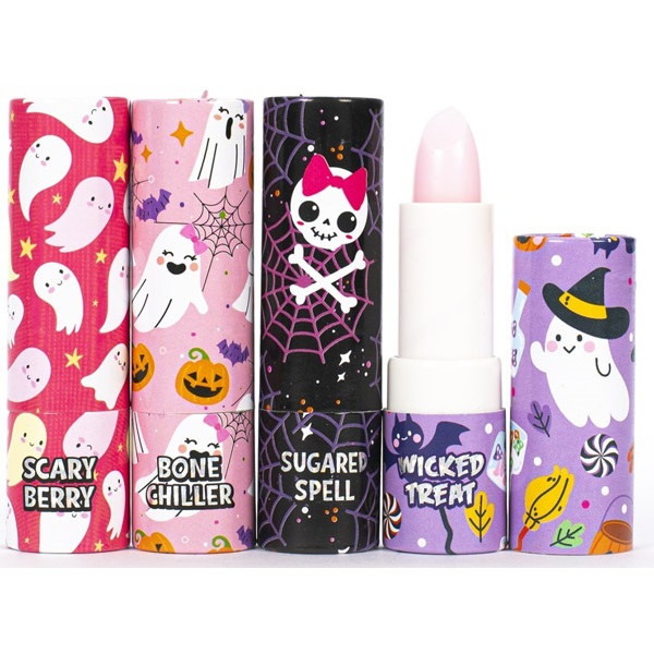 Set četiri balzama za usne SPIDERWEB HALLOWEEN 