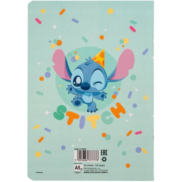 Sveska na linije A5 STITCH 