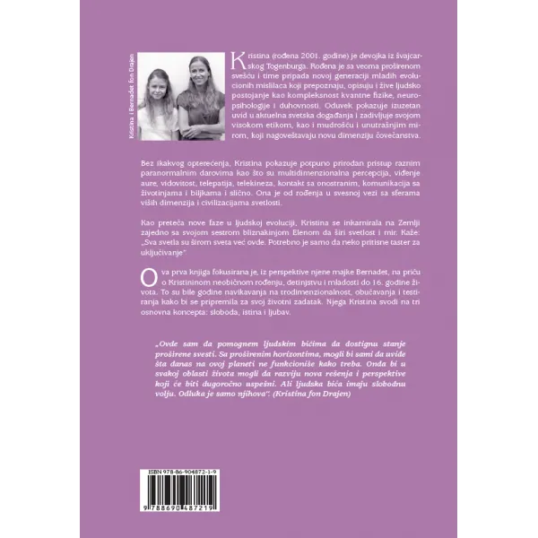 KRISTINA BLIZNAKINJE RODJENE KAO SVETLOST Knjiga I 