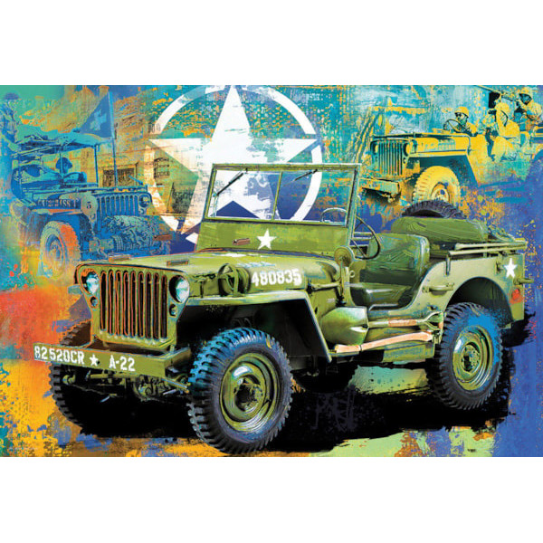 Puzzle MILITARY JEEP 550kom 