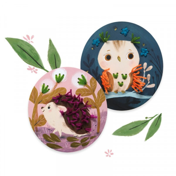 Kreativni set za šivenje ŠUMSKE ŽIVOTINJE 