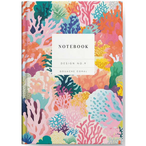 Notes A5 na linije TP GOUACHE CORAL KALEIDO 