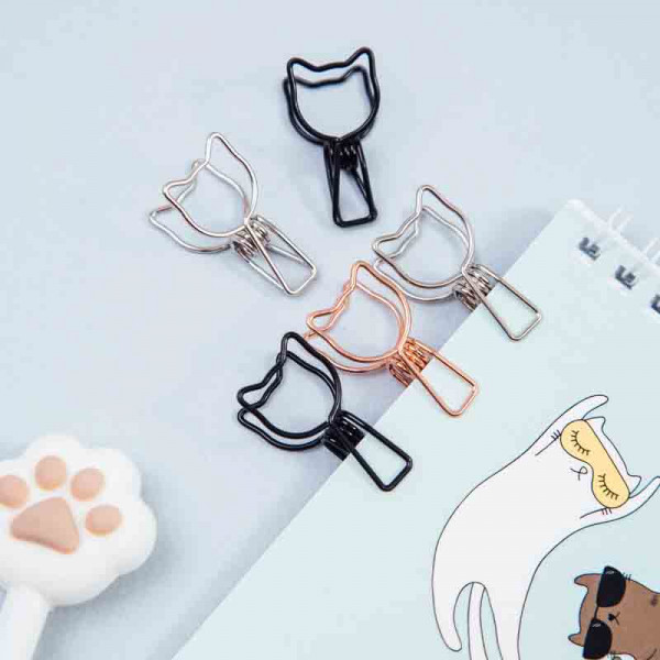 Privremene klamerice 33mm MESHU CUTE CATS 