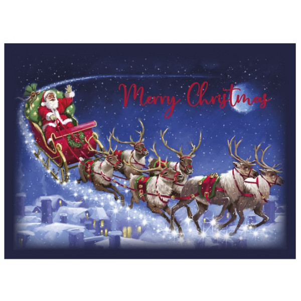 Novogodišnja kutija FLYING SANTA M 