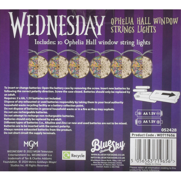 Ukrasne lampice na žici WEDNESDAY OPHELIA WINDOW 