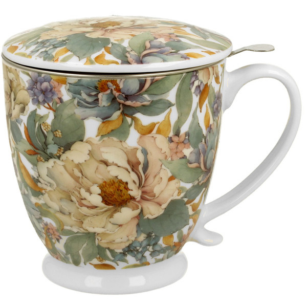 Šolja sa infuzerom PEONY WHITE 