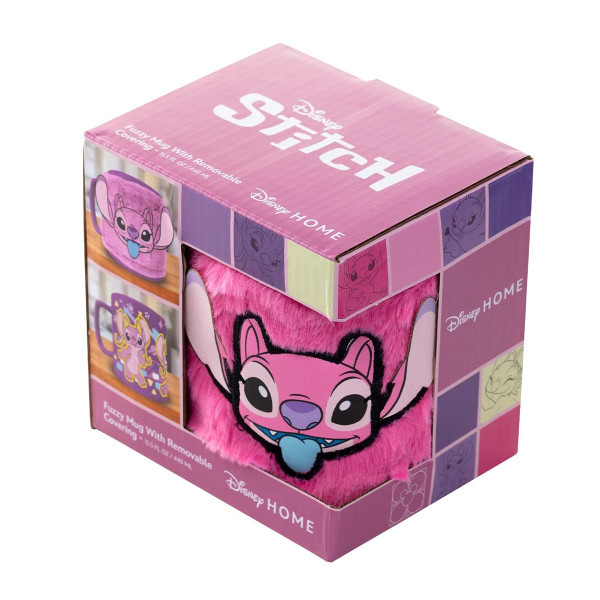 Šolja sa pliš omotačem LILO & STITCH - ANGEL 