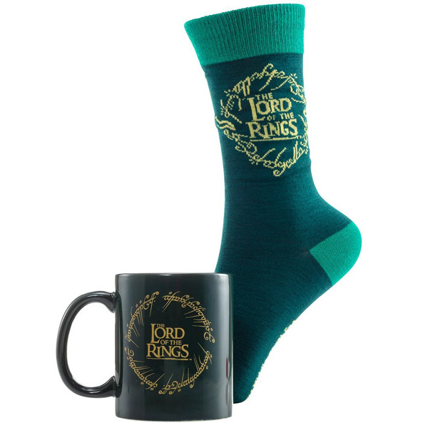 Poklon set (šolja i čarape) LORD OF THE RINGS LOGO 