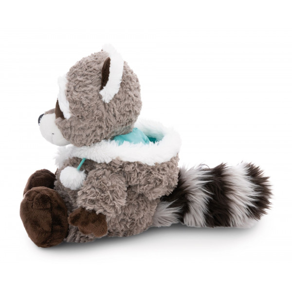 Plišana igračka NICI raccoon Lenno with hood 25cm 