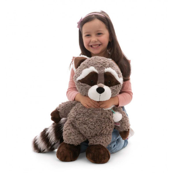 Plišana igračka NICI raccoon Lenno with hood 50cm 
