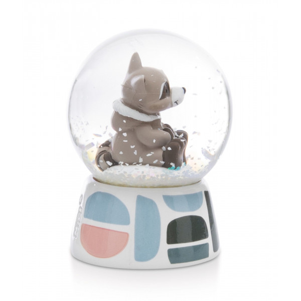 Staklena kugla NICI Raccoon Lenno 