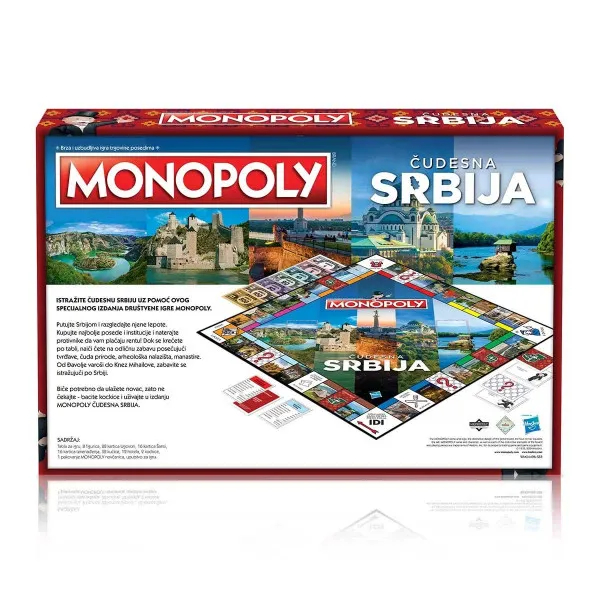 Društvena igra MONOPOL ČUDESNA SRBIJA 