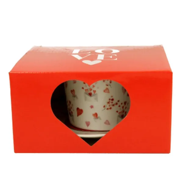 Šolja sa tacnom VALENTINE 220ml 