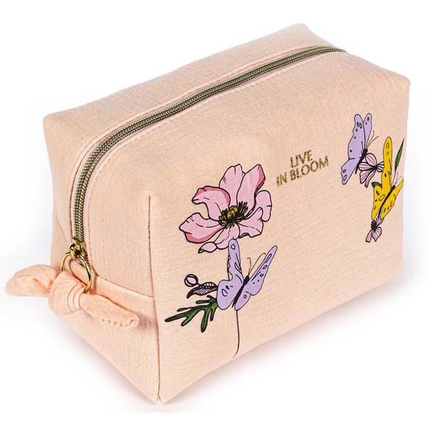 Kozmetički neseser LIVE IN BLOOM - PINK 