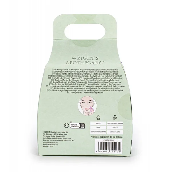 Set sunđera za šminkanje WRIGHT'S APOTHECARY 