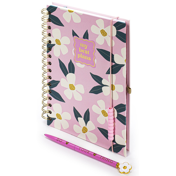 Notes sa spiralom A5 i olovka MY BEST PLANS 