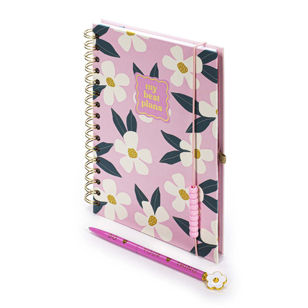 Notes sa spiralom A5 i olovka MY BEST PLANS 