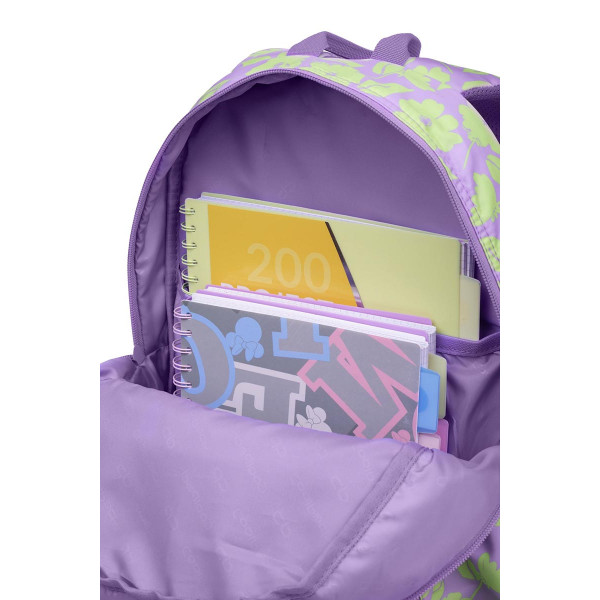 Ranac RIDER - FLORES LILA, 43 cm, 27 l 