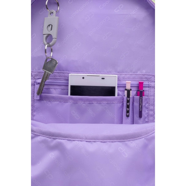 Ranac RIDER - FLORES LILA, 43 cm, 27 l 