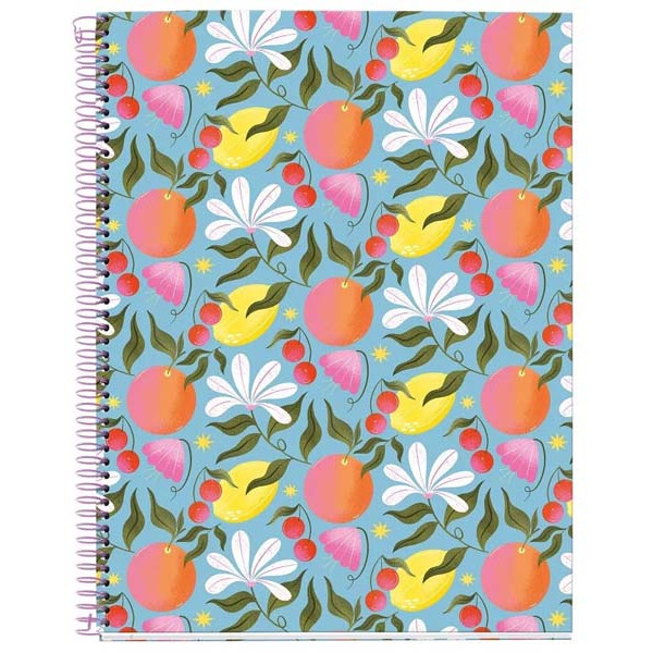 MIQUELRIUS notes A4 sa spiralom dikto HAPPY FRUITS 