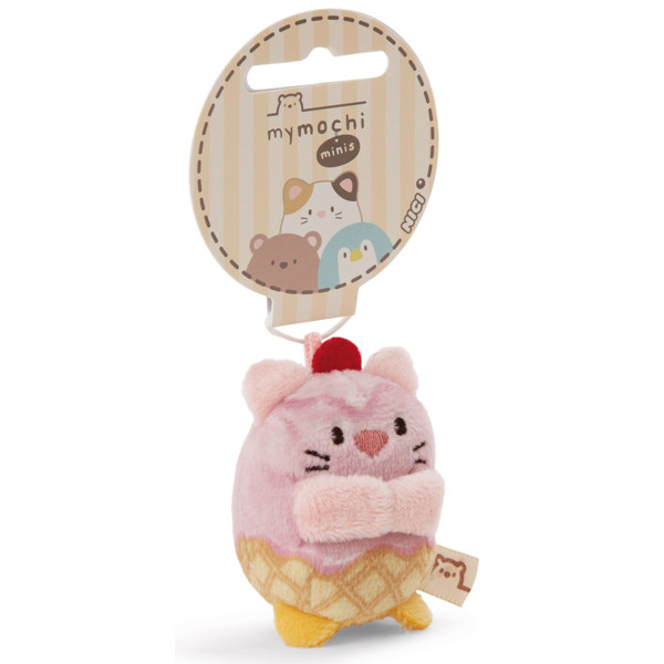 Plišani privezak LJUTA MACA 5cm 