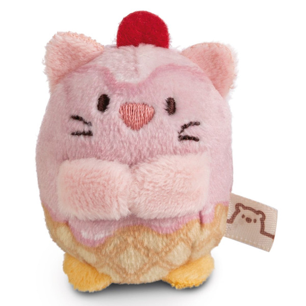 Plišani privezak LJUTA MACA 5cm 