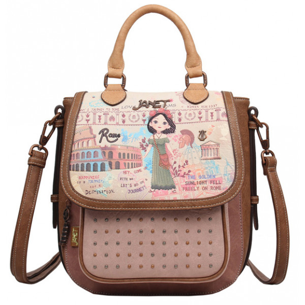 JANET ženska tašna TOUR OF ROME  31x12x24,5cm 